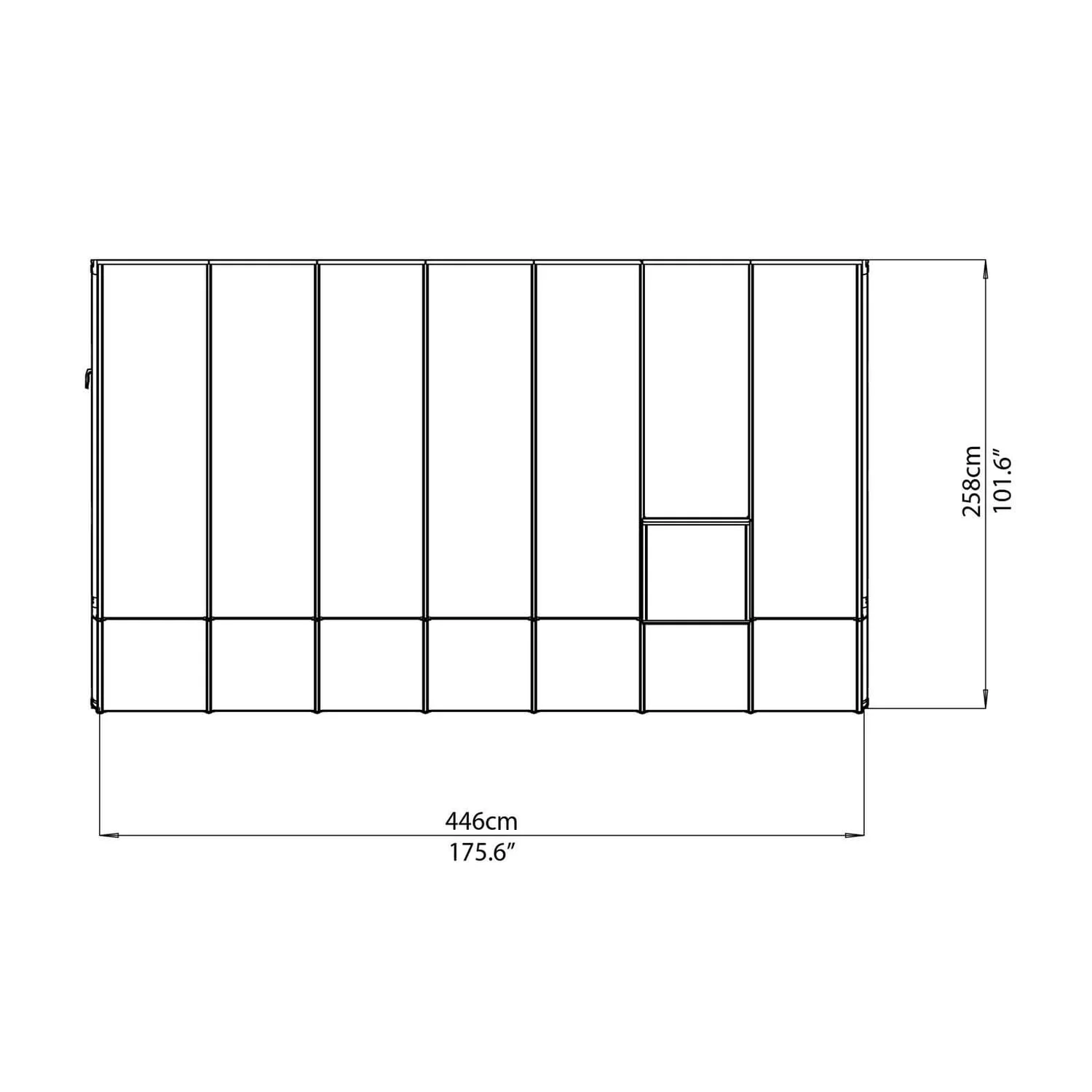 Palram 8 X 14ft Clear Canopia Sun Room 8 Palram 8 X 14ft Clear Canopia Sun Room - Image 6