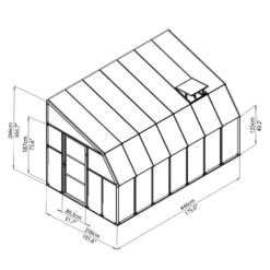 Palram 8 X 14ft Clear Canopia Sun Room 12 Palram 8 X 14ft Clear Canopia Sun Room -Westland Shop 12806783 7364833199022688