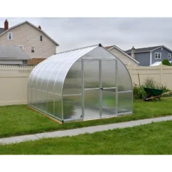 Palram 8 X 12ft Canopia Bella Greenhouse - Silver -Westland Shop 12806866 2024833196796391