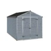 8x12ft Palram SkyLight Dark Grey Apex Shed -Westland Shop 12807226 6274831949468199