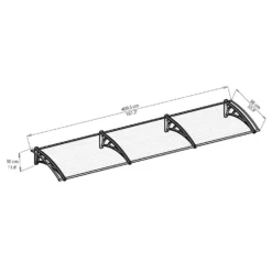 Palram - Canopia Canopy Neo 4050 Grey Twinwall -Westland Shop 12807430 2684832959565925