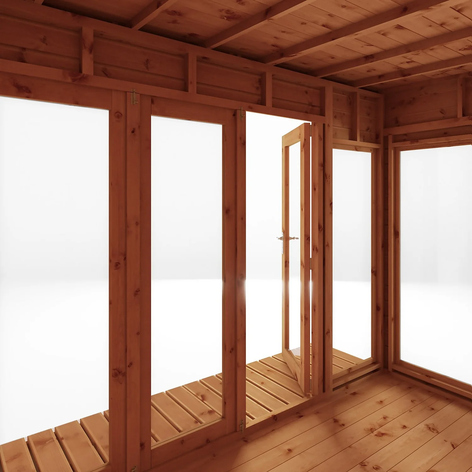 Mercia 12 X 8ft Garden Room With Side Shed 6 Mercia 12 X 8ft Garden Room With Side Shed - Image 4