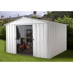 Yardmaster 10x10ft Apex Roof Metal Shed -Westland Shop 12809571 3334832955037296