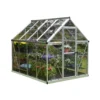 Palram 6 X 8ft Canopia Harmony Greenhouse - Silver 1 Palram 6 X 8ft Canopia Harmony Greenhouse - Silver -Westland Shop 12810583 1004831948569336