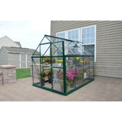 Palram 6 X 8ft Canopia Harmony Greenhouse - Green 15 Palram 6 X 8ft Canopia Harmony Greenhouse - Green -Westland Shop 12810587 6764833169905408