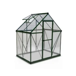 Palram 6 X 4ft Canopia Harmony Greenhouse - Green -Westland Shop 12810593 4174833168999159