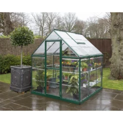 Palram 6 X 6ft Canopia Harmony Greenhouse - Green -Westland Shop 12810723 1054832986156452