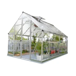 Palram 8 X 12ft Canopia Balance Greenhouse - Silver 13 Palram 8 X 12ft Canopia Balance Greenhouse - Silver -Westland Shop 12810858 1964833199578957