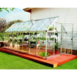 Palram 6 X 14ft Canopia Harmony Greenhouse - Silver -Westland Shop 12810860 1274833197875950
