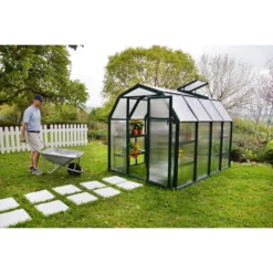 Palram 6 X 8ft Canopia Eco Grow Greenhouse - Green -Westland Shop 12810861 2034833198695610