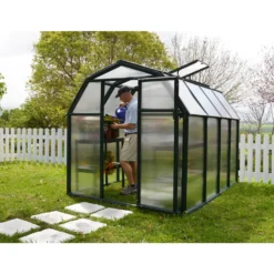 Palram 6 X 8ft Canopia Eco Grow Greenhouse - Green -Westland Shop 12810861 8324833198775713