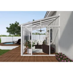 Palram Canopia Sanremo 10 X 14ft Conservatory - White -Westland Shop 12810862 1634833200004423