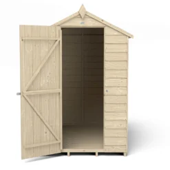 Forest Overlap 6 X 4ft Pressure Treated Apex Shed - No Window -Westland Shop 12810887 1634833194320566
