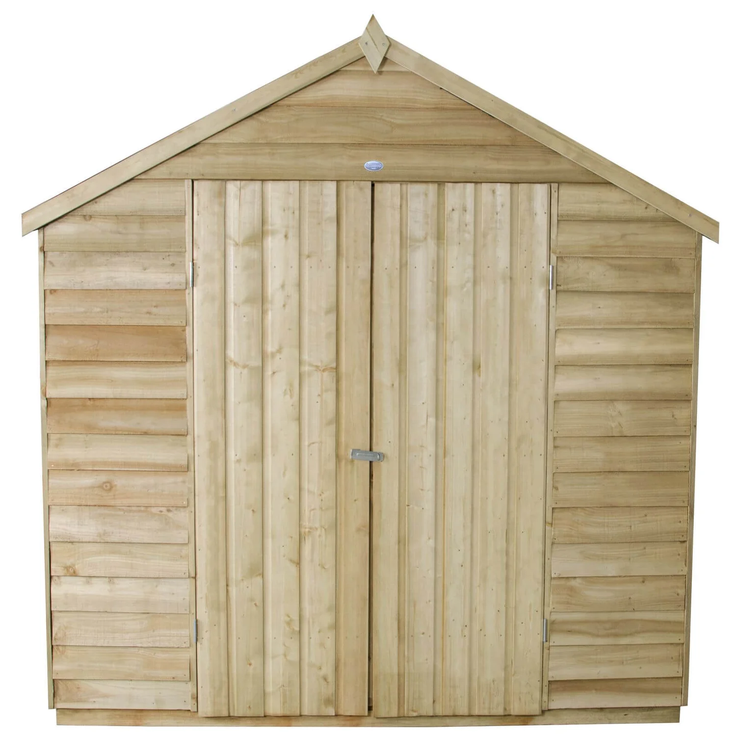 7x5ft Forest Natural Timber Overlap Apex Pressure Treated Wooden Shed 7 7x5ft Forest Natural Timber Overlap Apex Pressure Treated Wooden Shed - Image 5