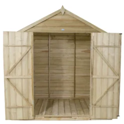 7x5ft Forest Natural Timber Overlap Apex Pressure Treated Wooden Shed 15 7x5ft Forest Natural Timber Overlap Apex Pressure Treated Wooden Shed -Westland Shop 12810891 1934833194379792