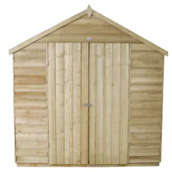7x5ft Forest Natural Timber Overlap Apex Pressure Treated Wooden Shed 13 7x5ft Forest Natural Timber Overlap Apex Pressure Treated Wooden Shed -Westland Shop 12810891 5094833194083905