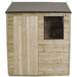 6x4ft Forest Natural Timber Overlap Reverse Apex Wooden Shed 13 6x4ft Forest Natural Timber Overlap Reverse Apex Wooden Shed -Westland Shop 12810897 9214833194634432