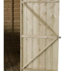 10x6ft Forest Natural Timber Overlap Pent Pressure Treated Wooden Shed -Westland Shop 12810915 1534833198255711