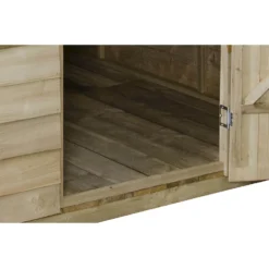 10x6ft Forest Natural Timber Overlap Pent Pressure Treated Wooden Shed -Westland Shop 12810915 2004833198652440