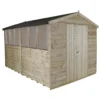 8x12ft Forest Natural Timber Overlap Apex Wooden Workshop 2 8x12ft Forest Natural Timber Overlap Apex Wooden Workshop -Westland Shop 12810929 9644831962849813