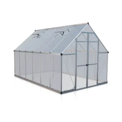 Palram 8 X 12ft Canopia Essence Greenhouse - Silver 15 Palram 8 X 12ft Canopia Essence Greenhouse - Silver -Westland Shop 12810970 1234833196494225