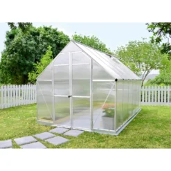 Palram 8 X 12ft Canopia Essence Greenhouse - Silver 14 Palram 8 X 12ft Canopia Essence Greenhouse - Silver -Westland Shop 12810970 2824833196568469