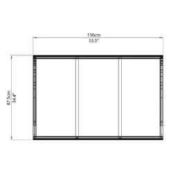 Palram - Canopia Canopy Venus 1350 Clear 19 Palram - Canopia Canopy Venus 1350 Clear -Westland Shop 12810976 4564833200882271