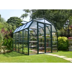Palram 8 X 8ft Canopia Grand Gardener Greenhouse - Green -Westland Shop 12810982 1684833199784232