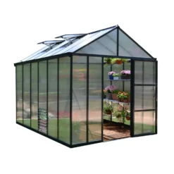 Palram 8 X 12ft Canopia Glory Greenhouse - Grey -Westland Shop 12811084 1594833197469210