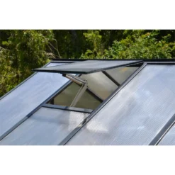 Palram 8 X 12ft Canopia Glory Greenhouse - Grey -Westland Shop 12811084 8274833197233368