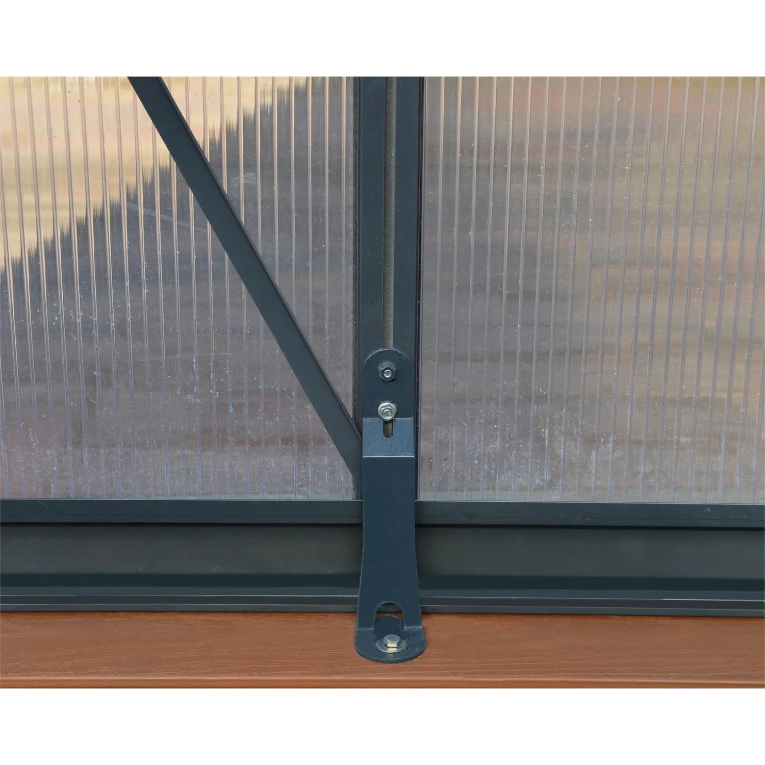 Palram 8 X 16ft Canopia Glory Greenhouse - Grey 8 Palram 8 X 16ft Canopia Glory Greenhouse - Grey - Image 6