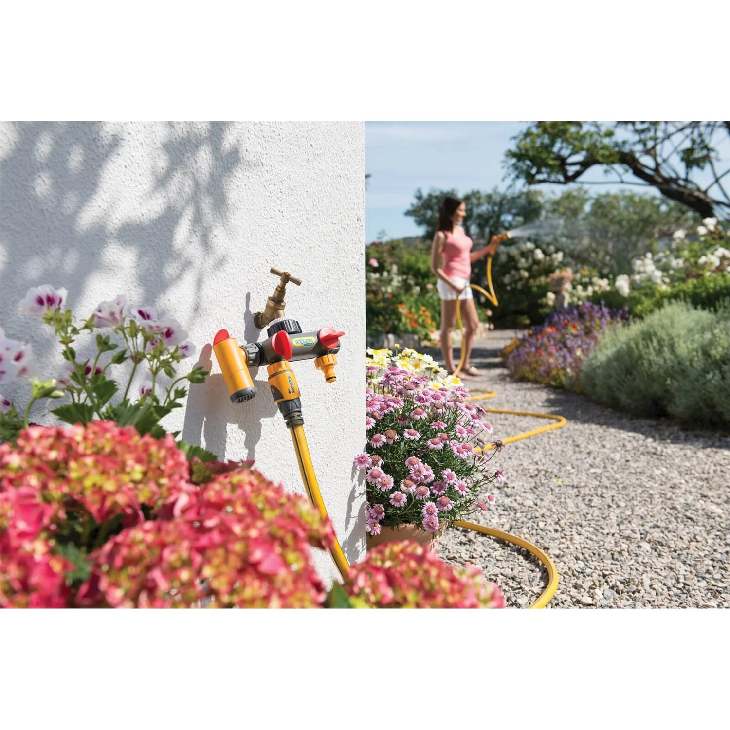 Hozelock Flowmax 3 Way Tap Connector 4 Hozelock Flowmax 3 Way Tap Connector - Image 2