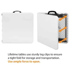 Lifetime Seasonal Party Trestle Folding Table - 1.22m / 4ft -Westland Shop 12813151 1924913634483522