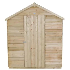 8x6ft Forest Wooden Overlap Pressure Treated Apex Shed -incl. Installation -Westland Shop 12814915 1374845696397683