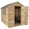 8x6ft Forest Wooden Overlap Pressure Treated Apex Shed -incl. Installation 1 8x6ft Forest Wooden Overlap Pressure Treated Apex Shed -incl. Installation -Westland Shop 12814916 8384831942204035