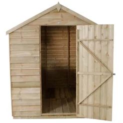 8x6ft Forest Wooden Overlap Pressure Treated Apex Shed -incl. Installation 14 8x6ft Forest Wooden Overlap Pressure Treated Apex Shed -incl. Installation -Westland Shop 12814916 8414832991987228