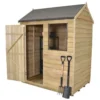 6x4ft Forest Wooden Overlap Pressure Treated Reverse Apex Shed -incl. Installation -Westland Shop 12815051 1424846118393820