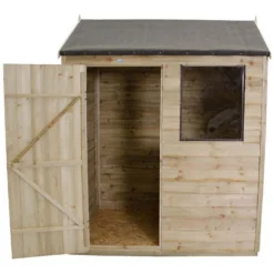 6x4ft Forest Wooden Overlap Pressure Treated Reverse Apex Shed -incl. Installation 14 6x4ft Forest Wooden Overlap Pressure Treated Reverse Apex Shed -incl. Installation -Westland Shop 12815051 7454846118471703