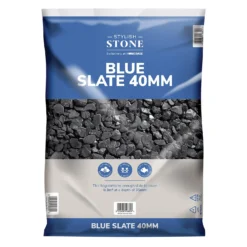 Stylish Stone Blue Slate 40mm - Large Pack - 19kg -Westland Shop 12815076 8084902948109902