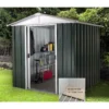 Yardmaster 6x5ft Hercules Deluxe Apex Metal Shed With Floor Frame -Westland Shop 12817649 8564924202231514
