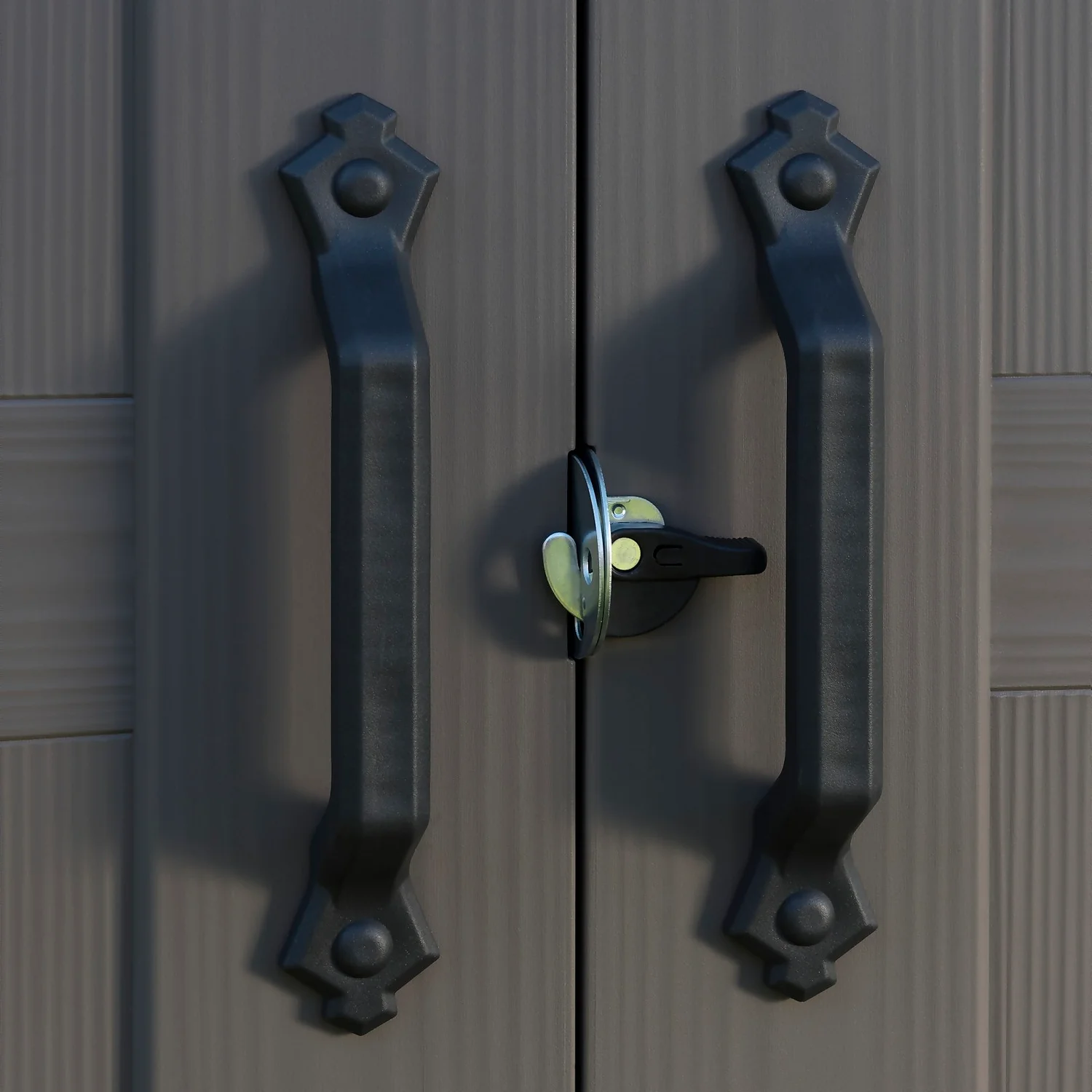 Keter Factor 8 X 6ft Outdoor Garden Apex Storage Shed - Beige/Brown 11 Keter Factor 8 X 6ft Outdoor Garden Apex Storage Shed - Beige/Brown - Image 9