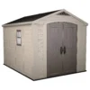 Keter Factor 8 X 11ft Outdoor Garden Apex Storage Shed - Beige/Brown 1 Keter Factor 8 X 11ft Outdoor Garden Apex Storage Shed - Beige/Brown -Westland Shop 12817718 1314895623388619