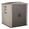 Keter Factor 6 X 6ft Outdoor Garden Apex Storage Shed - Beige/Brown -Westland Shop 12817719 1734895623724418