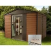 Yardmaster 10x6ft Woodgrain Shed & Floor Frame -Westland Shop 12817726 1664924205595666