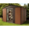 Yardmaster 10x8ft Woodgrain Metal Shed -Westland Shop 12817731 8104831940394276