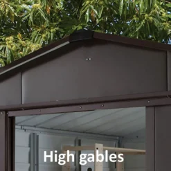 Yardmaster 10x12ft Woodgrain Metal Shed 13 Yardmaster 10x12ft Woodgrain Metal Shed -Westland Shop 12817735 9485040005929065