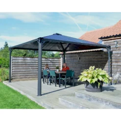 Palram - Canopia Palermo 4300 Garden Gazebo Grey -Westland Shop 12819403 3184893347431752