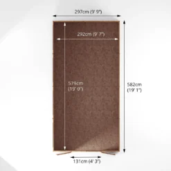 Mercia 20 X 10ft Overlap Apex Wooden Shed -Westland Shop 12819927 1245047801338906