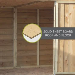 Mercia 6 X 4ft Overlap Pent Bike Shed -Westland Shop 12820074 1564989186493206