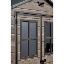 Keter Scala 6 X 8ft Outdoor Garden Apex Storage Shed - Brown -Westland Shop 12820748 1894909431068058